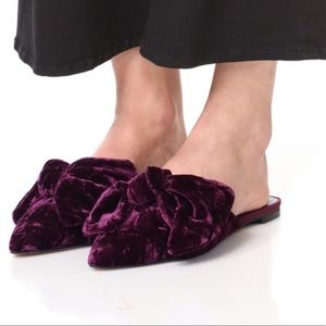 Rebecca Minkoff bow mules